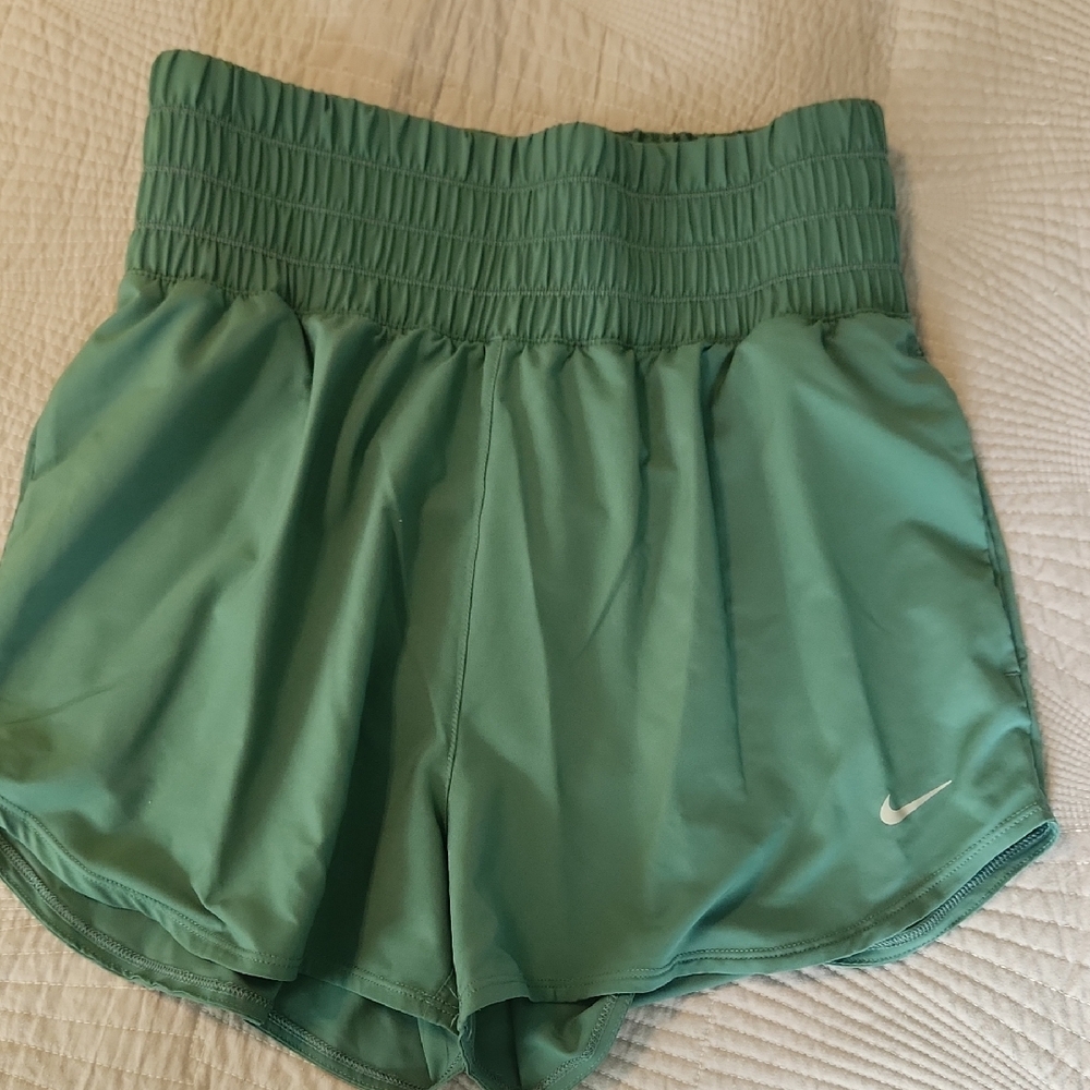 Nike Green Athletic Performance Shorts
